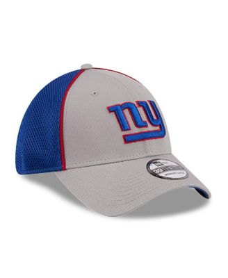 Men's Gray New York Giants Pipe 39THIRTY Flex Hat
