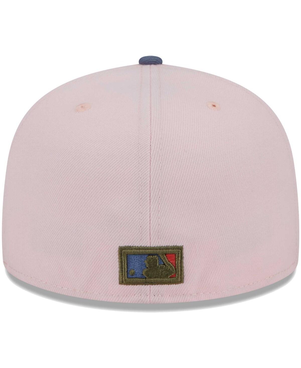 Men's New Era Blue San Francisco Giants Olive Undervisor 59FIFTY Fitted Hat - Blue