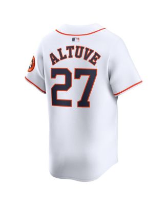 Men's Jose Altuve White Houston Astros Home Limited Player Jersey