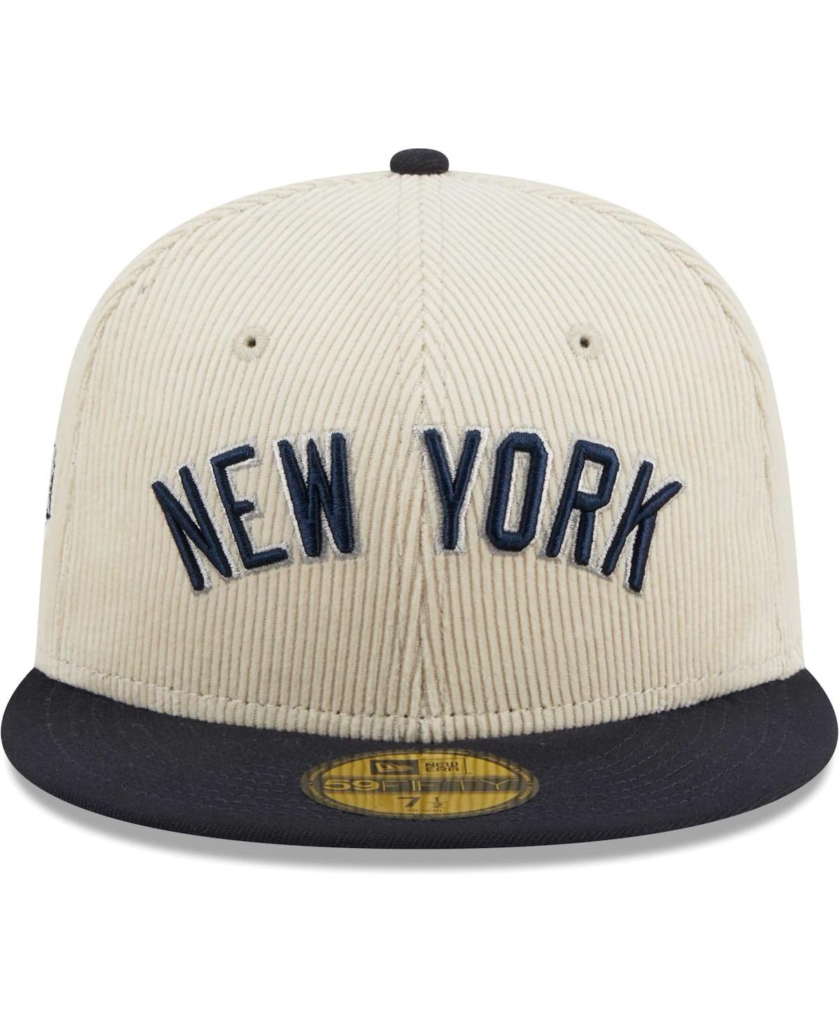 Men's New EraNew York Yankees Corduroy Classic 59FIFTY Fitted Hat - White