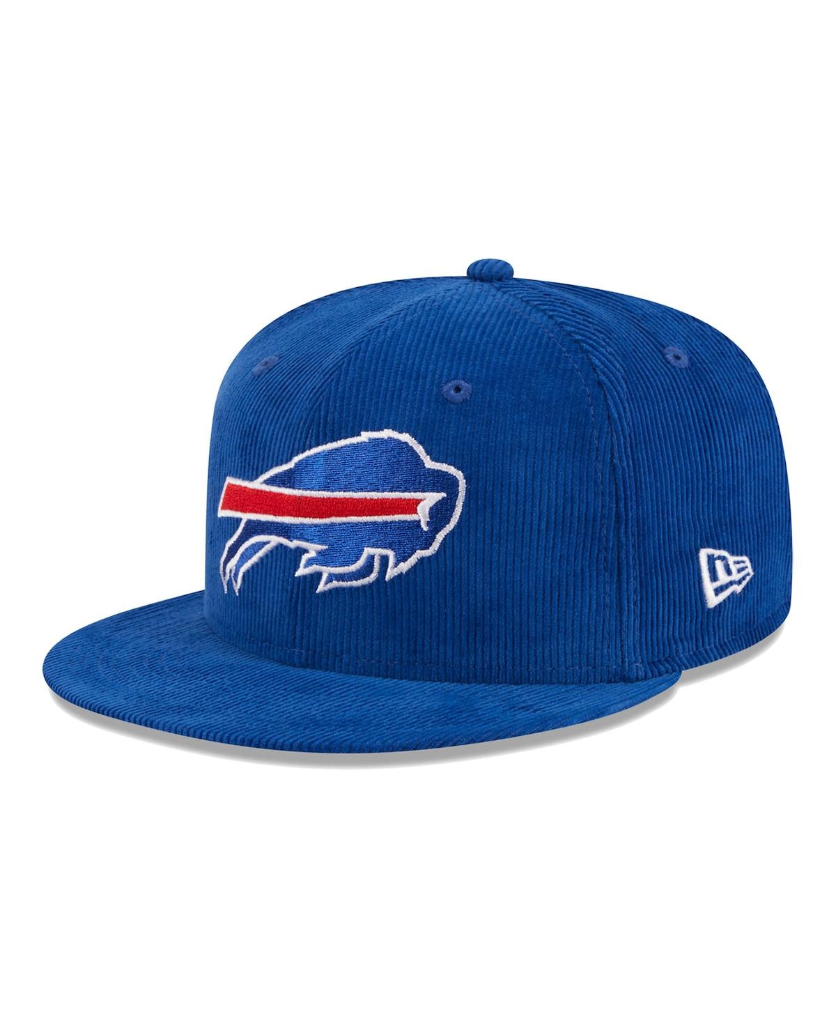 Men's New EraBuffalo Bills Throwback Cord 59FIFTY Fitted Hat - Royal