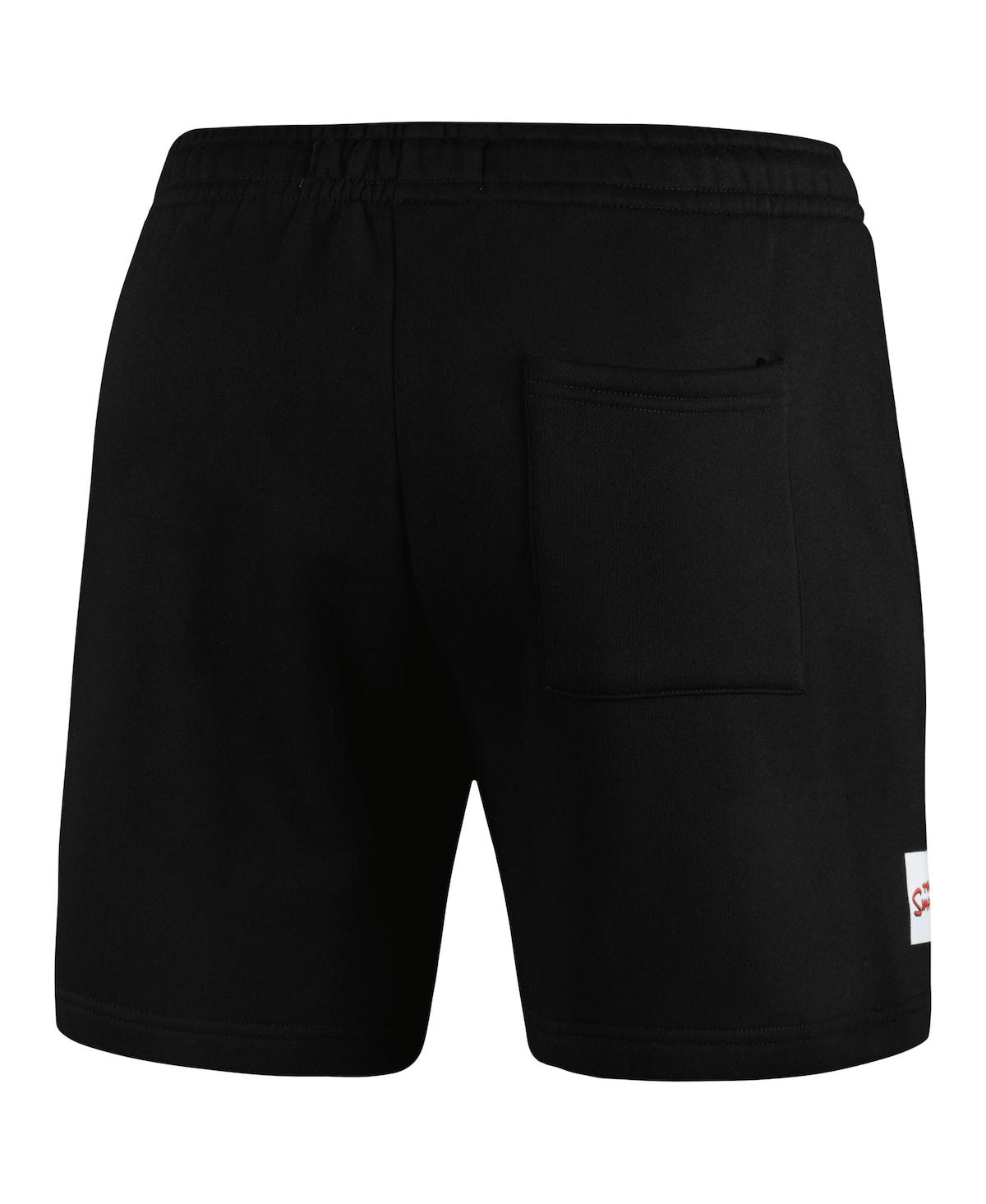 Shop Freeze Max Men's  Black The Simpsons Shorts