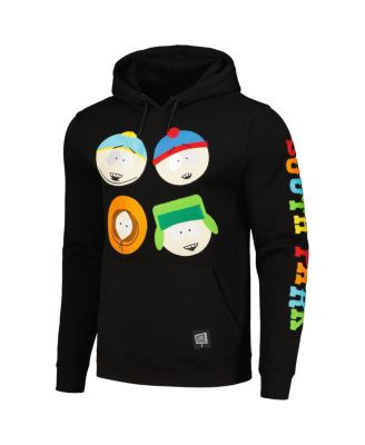 Men's and Women's Black South Park Characters Pullover Hoodie