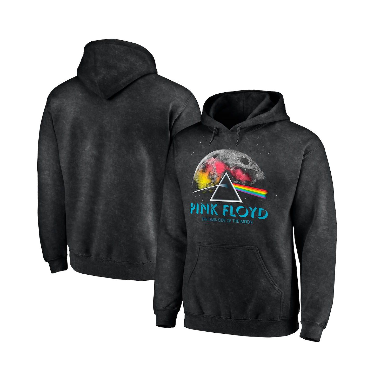 Мужское худи Philcos Black Pink Floyd Dark Side Of The Moon Washed Pullover — фото 1