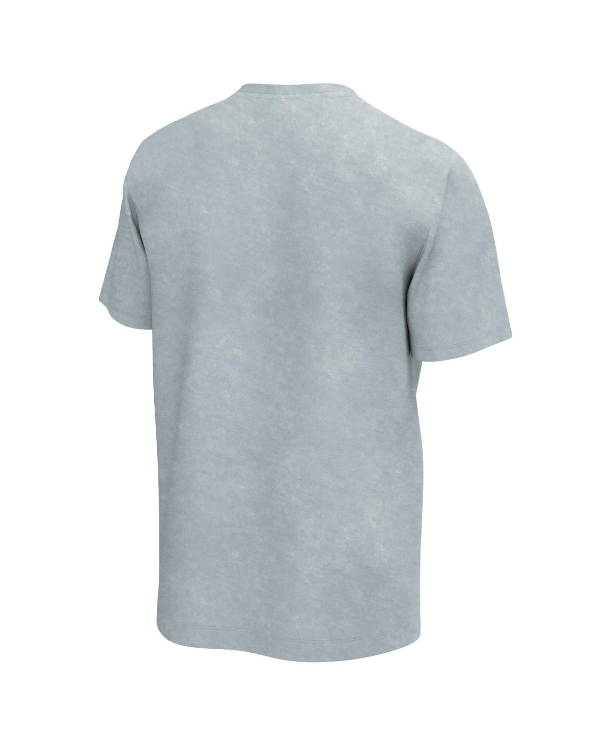 Shop Philcos Men's Gray Distressed Muhammad Ali Fighting Photo Washed T-shirt