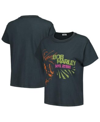 Daydreamer Women's Black Distressed Bob Marley Soul Rebel