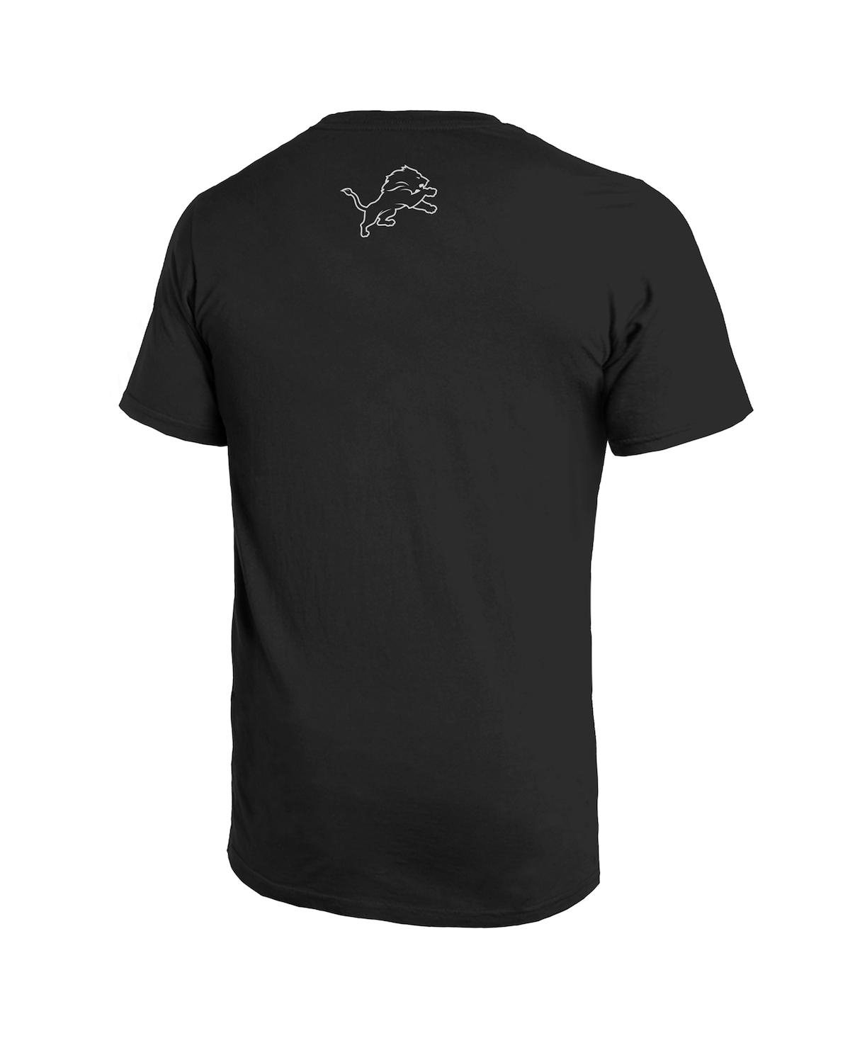 Men's Majestic Threads Aidan HutchinsonDetroit Lions Graphic T-shirt - Black