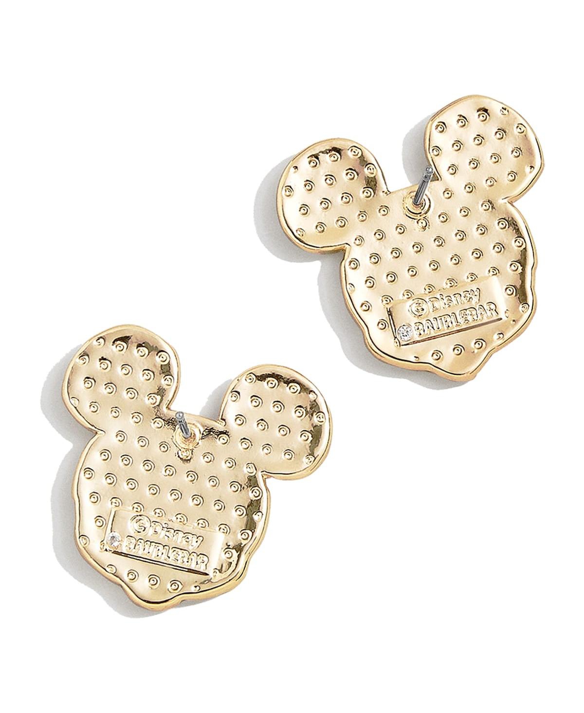 Shop Baublebar Women's  Mickey Mouse Mummy Earrings In Gold-tone
