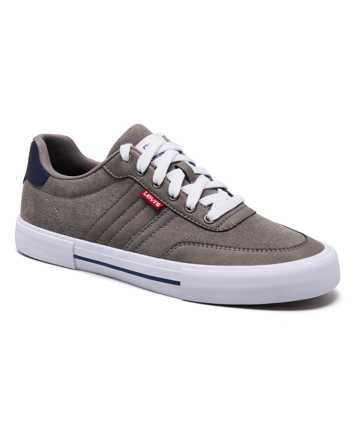 Shop Levi's Men's Munro Athletic Lace Up Sneakers In Gray