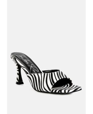 Women's Roblux Slip On Spool Heels Sandals