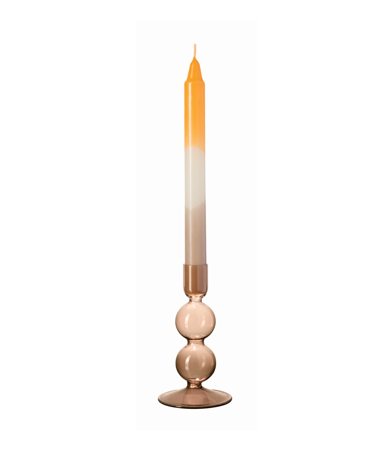 Shop Villeroy & Boch Bubble Glass Small Candleholder In Clay