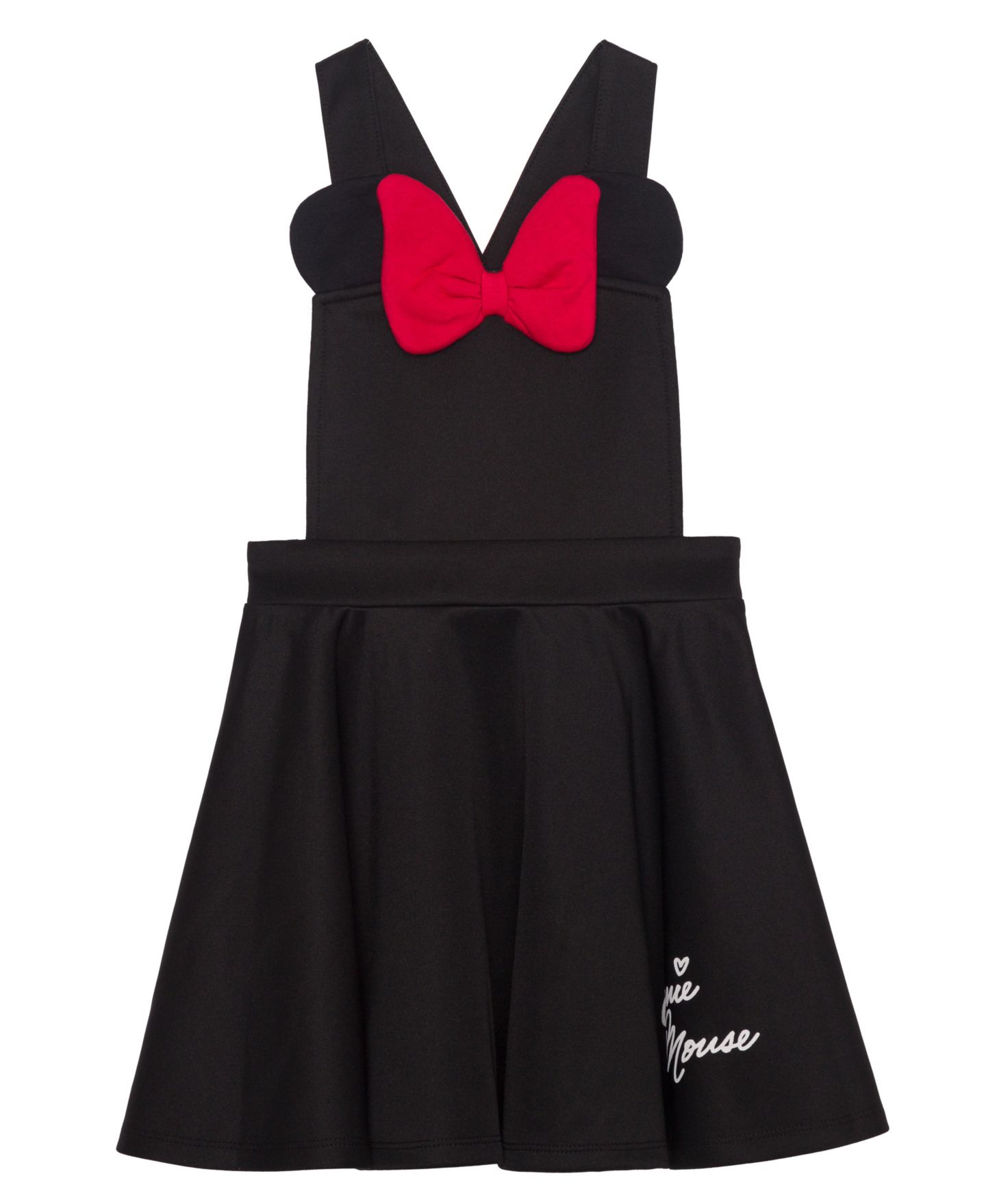Детский комплект Disney: футболка Minnie Hearts и платье, для девочек, 2T-3T, цвет: Чёрный — фото 4