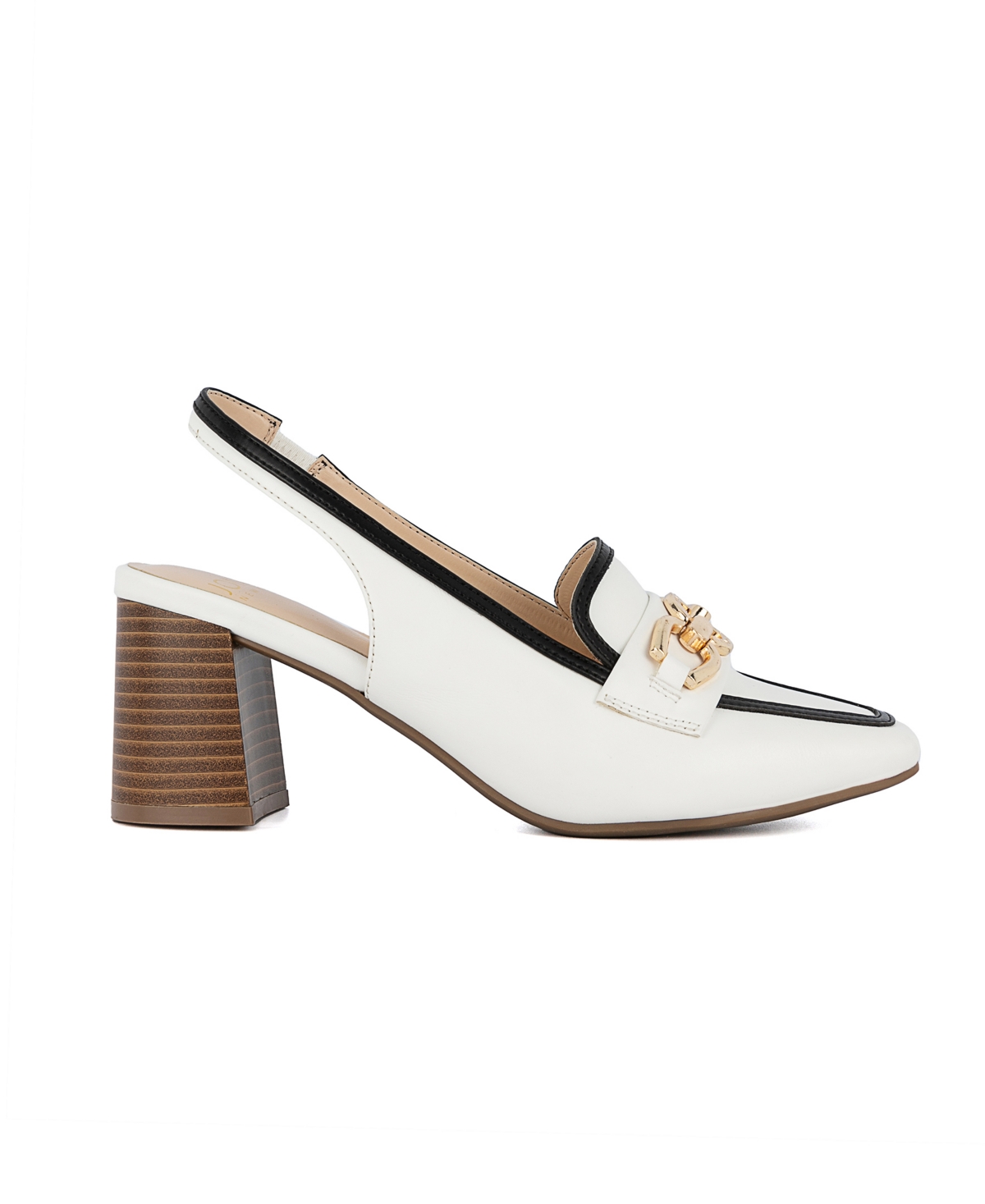 Jones New York Women's Aubleen Block Heel Tailored Slingback Pumps - Black