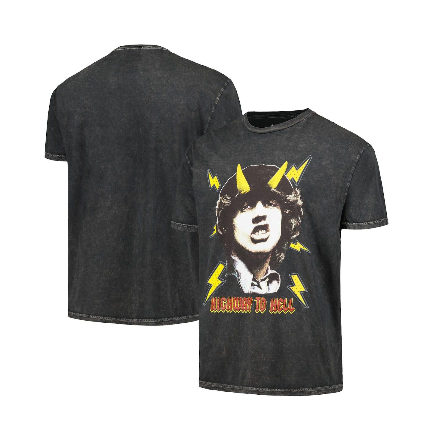 Мужская футболка Philcos Black AC/DC Highway to Hell Washed Graphic — фото 1