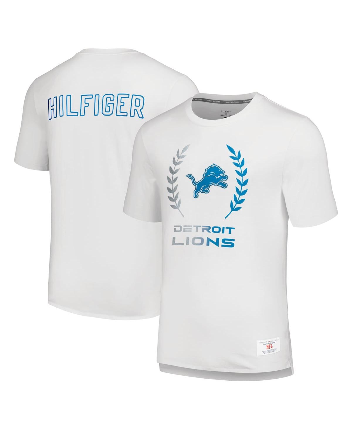 Shop Tommy Hilfiger Men's  White Detroit Lions Miles T-shirt