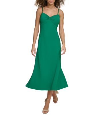 Siena - Women's Chain-Trim Midi Dress