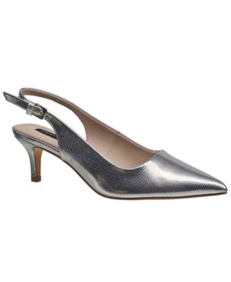 Macy's silver shops pumps