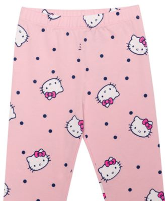 Little Girls Wink Short Sleeve Top and Legging Set