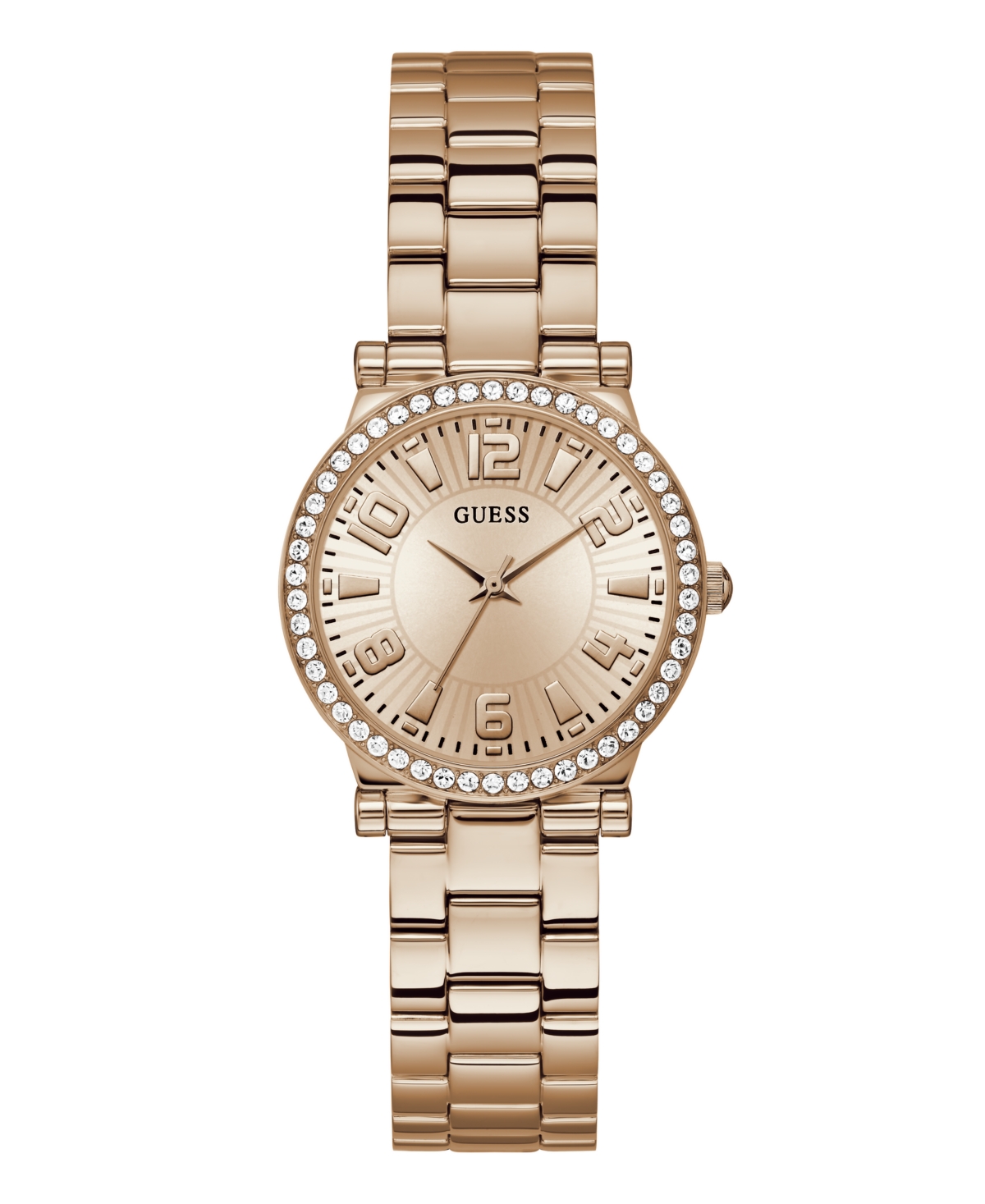 Guess Women's Analog Rose Gold-tone Stainless Steel Watch 32mm In Rose Gold Tone