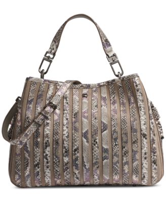 Donna Karan New York - Bellerose Medium Python Pieced Leather Satchel
