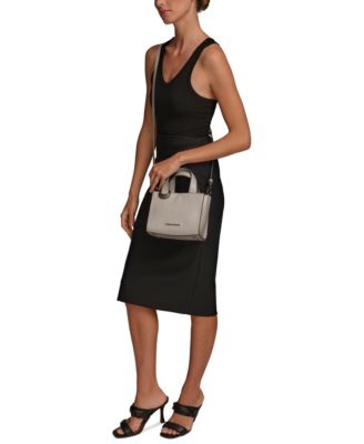 Hewlett Leather Top Handle Buckle Crossbody