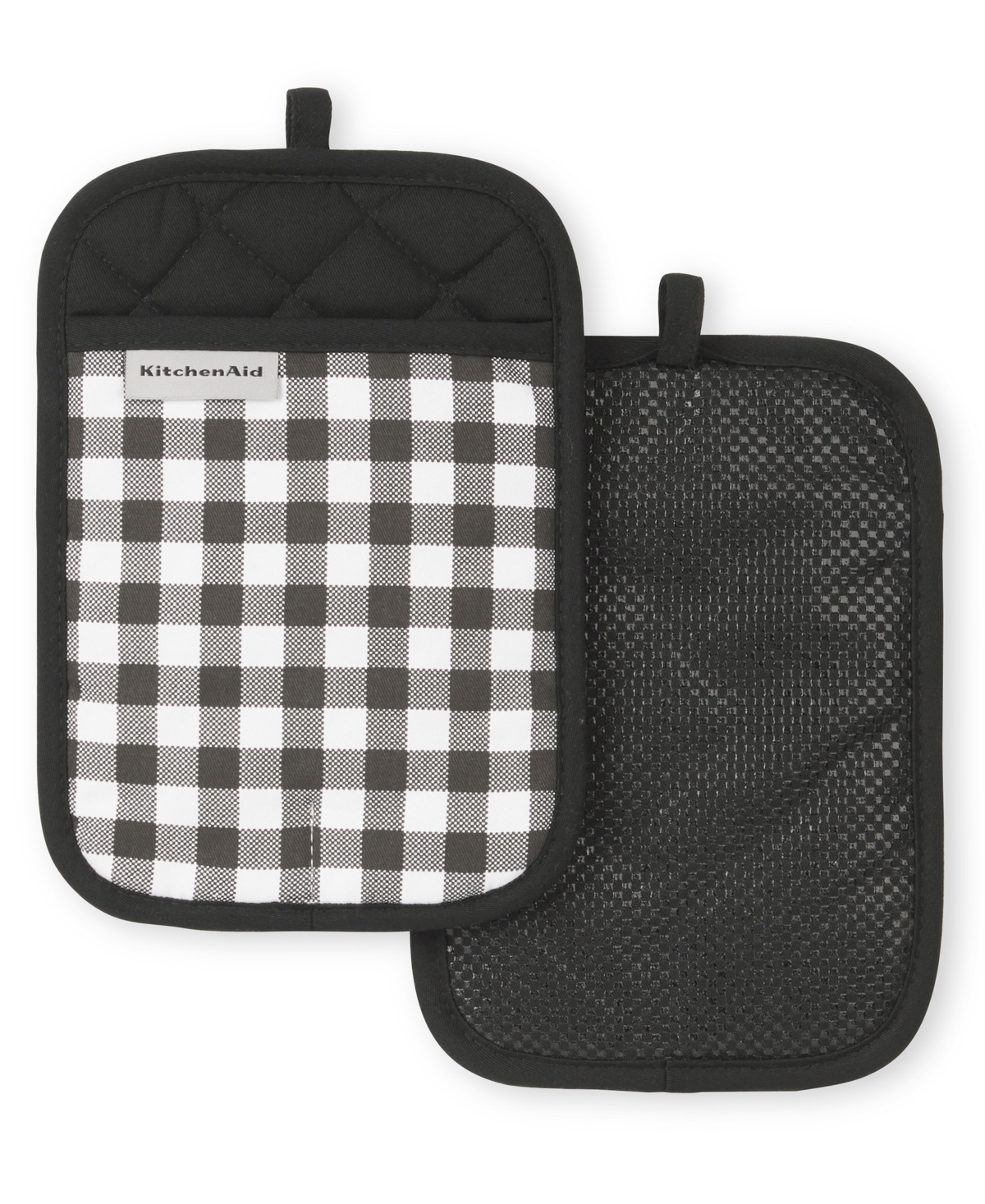 KitchenAid Gingham Pot Holder 2-Pack Set,