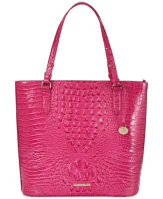 Brahmin Ezra Melbourne Large Embossed Leather Tote - Macy's