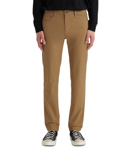 Мужские брюки Levi's 511 Slim-Fit Flex-Tech, цвет: Коричневый орех