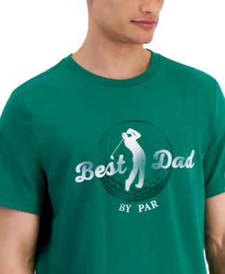 Men's Best Dad By Par Regular-Fit Graphic T-Shirt, Created for Macy's