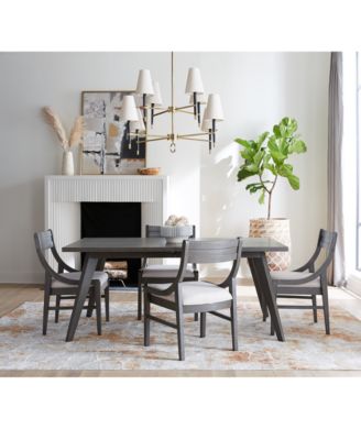 Greystone II 5-Pc. Dining Set (Rectangular Table & 4 Chairs)