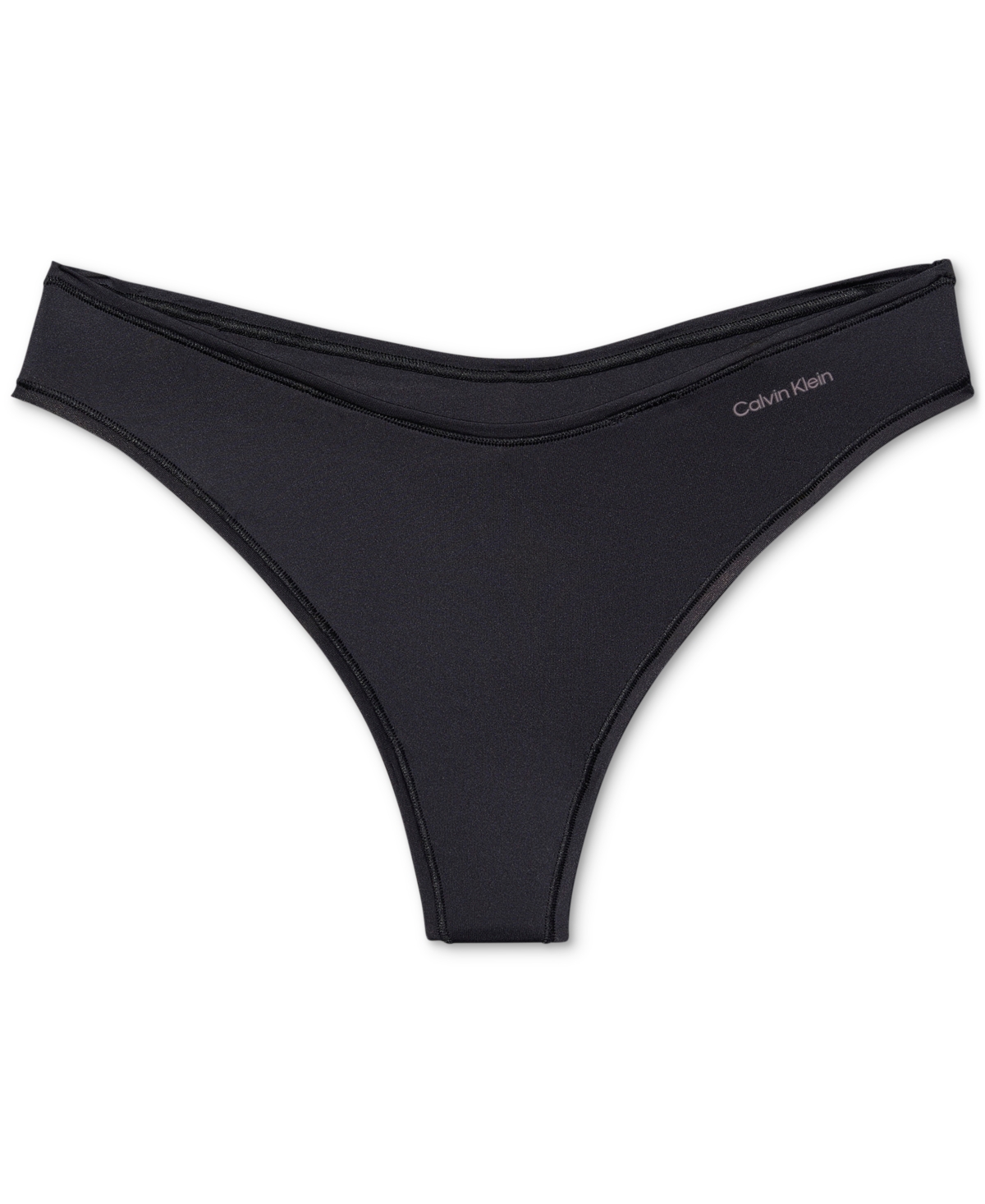 Calvin Klein Women's Ideal Stretch Micro Low-Rise Thong Underwear