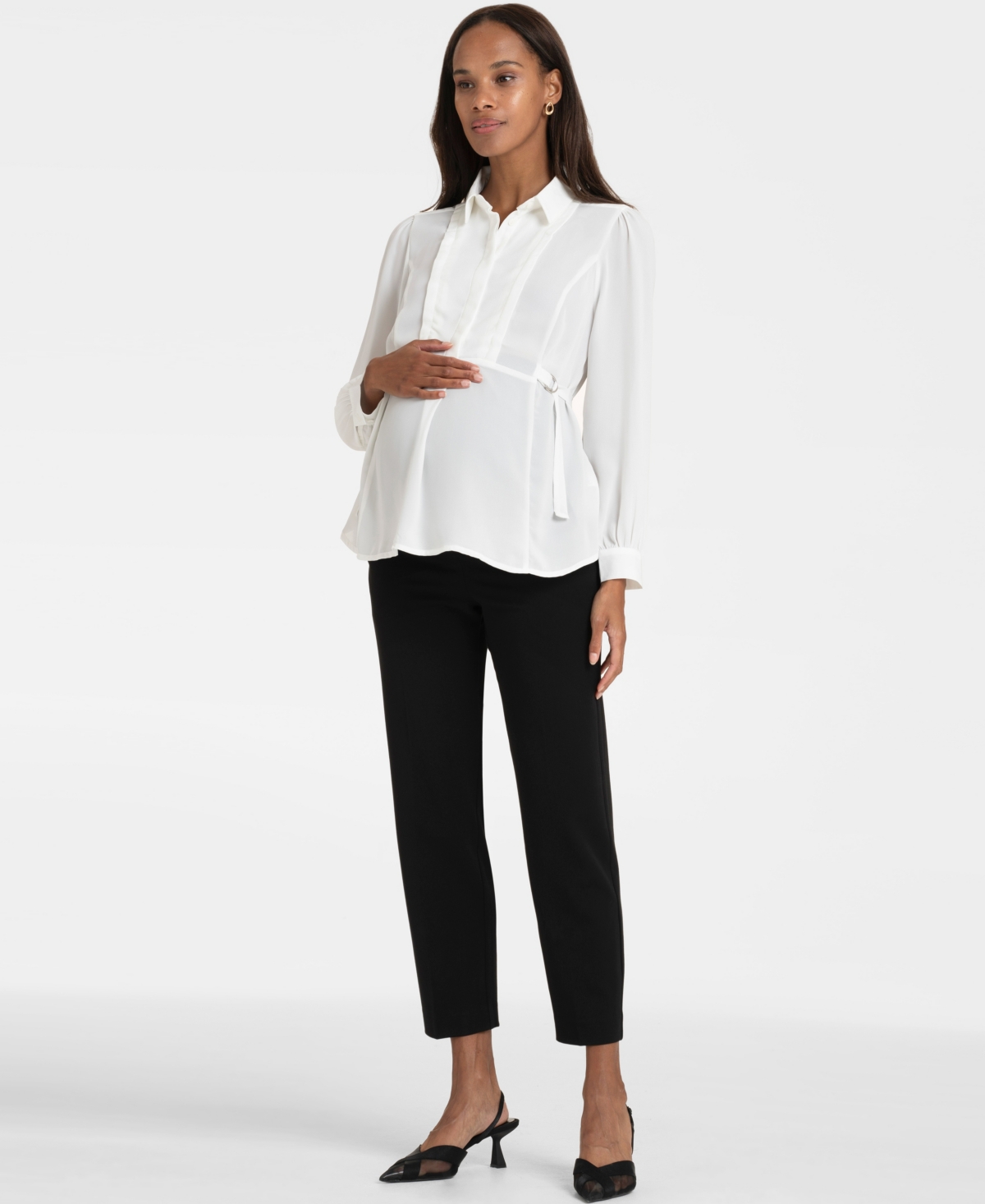 Seraphine Women's Maternity, Nursing and Pumping Blouse