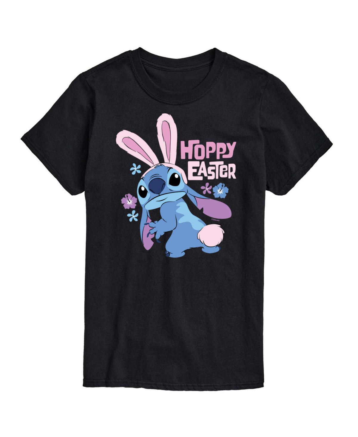 Shop Airwaves Men's Lilo And Stitch Short Sleeve T-shirts In Black