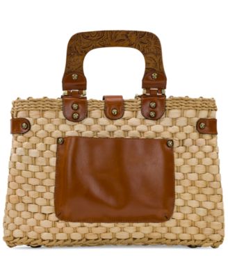 Sancia Large Straw Satchel