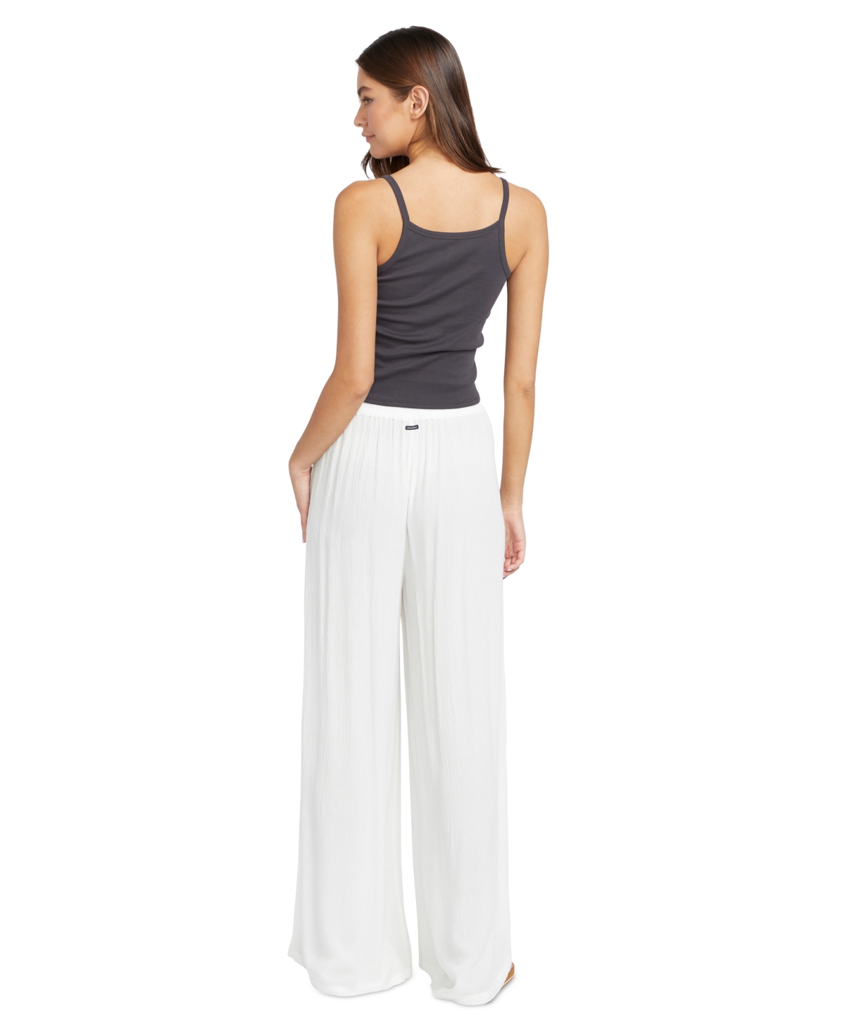 Volcom Juniors' Stoneshine Wide-Leg Pants