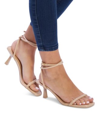 Women's Dime Strappy Ankle Wrap Dress Sandals