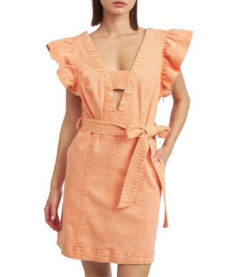 En Saison - Women's Isobel Colored Denim Mini Dress