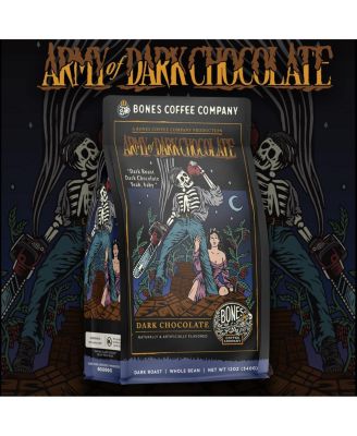 Whole Bean Coffee | 12 oz Medium Roast Arabica Low Acid Flavored Coffee |  Dark Chocolate Flavor | Company