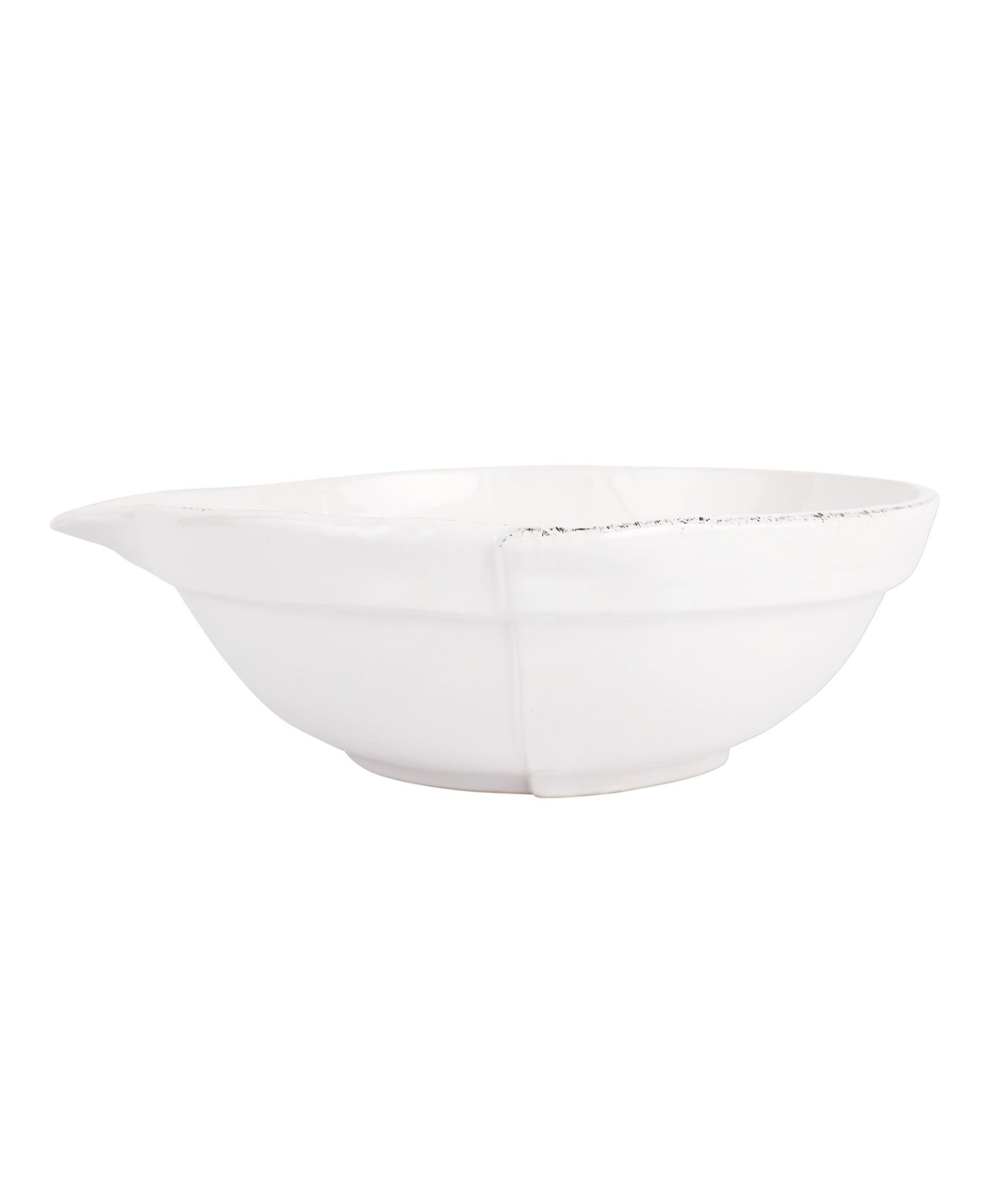 Vietri Lastra Large Mixing Bowl In White