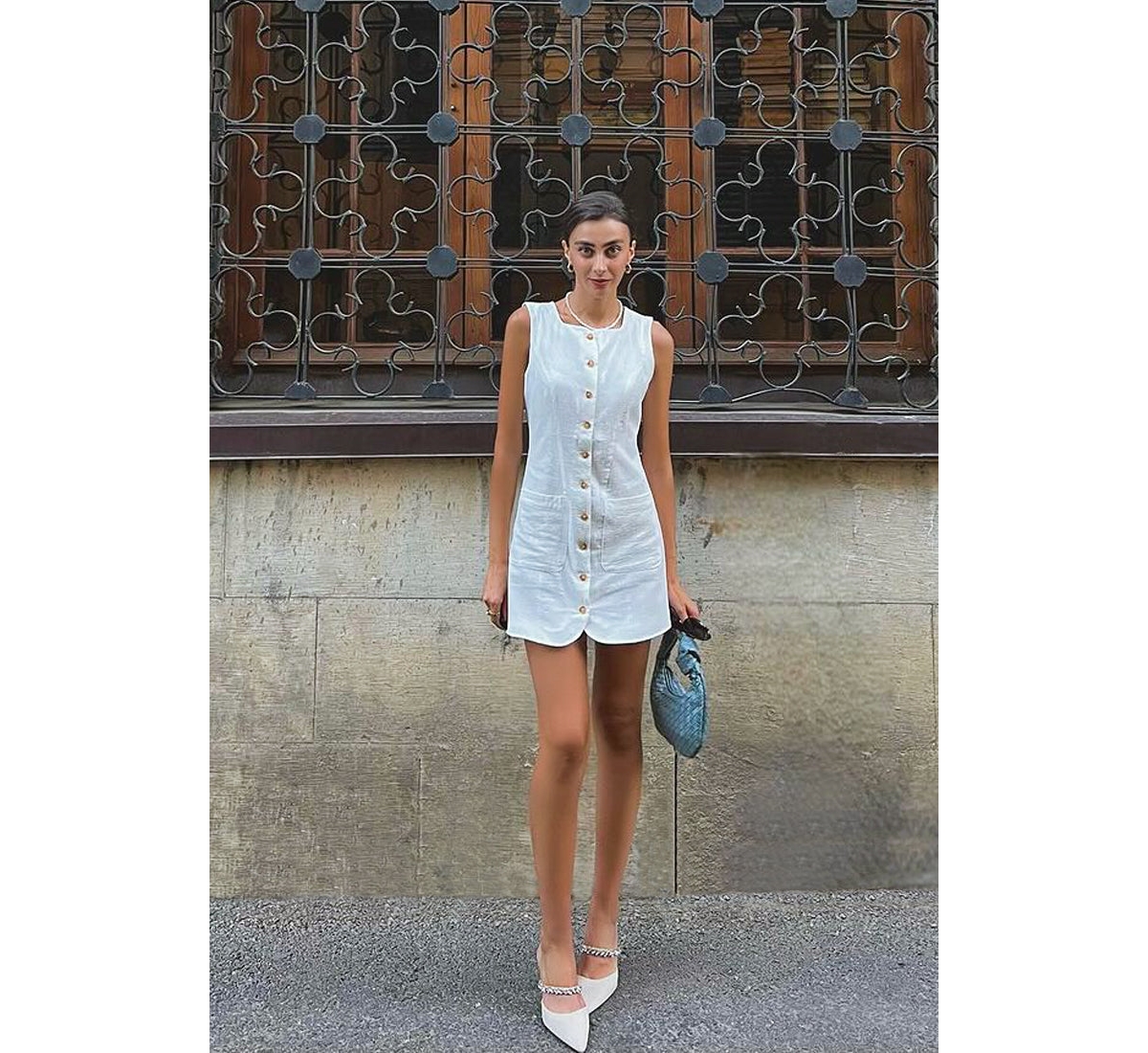 Greta Diamante Embellished Kitten Heel Mules