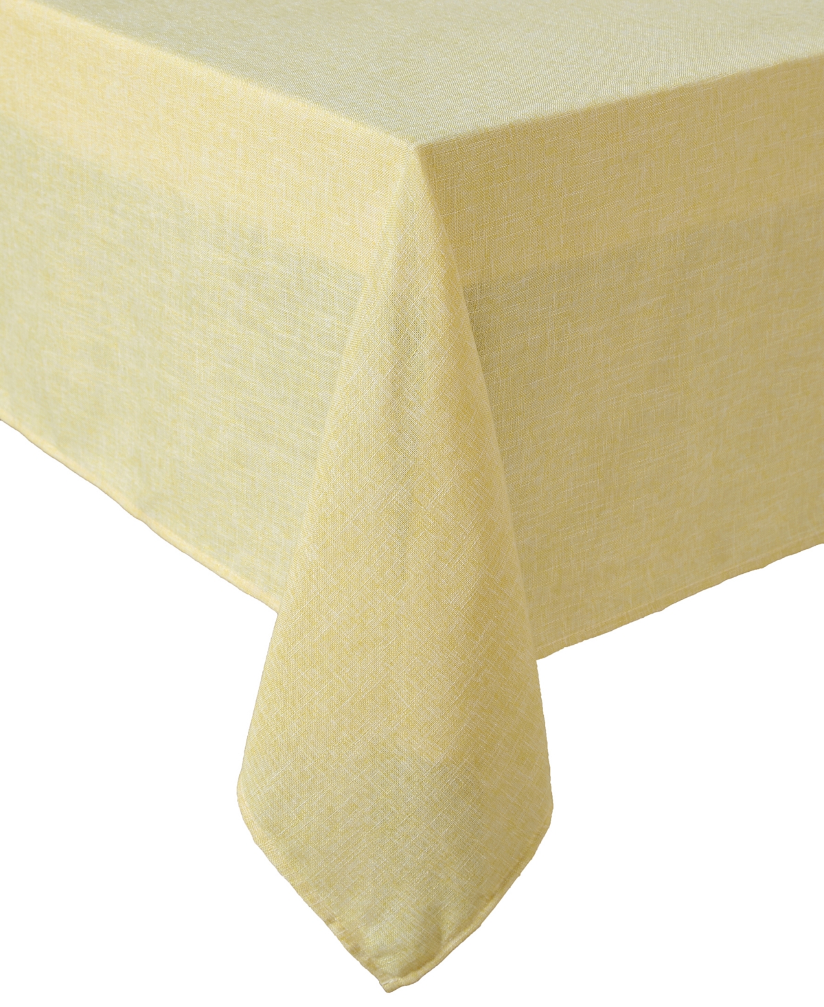 Shop Laura Ashley Harper Tablecloth, 84" L X 60" W In Yellow