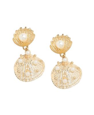Women's Seashell Drop Earrings
