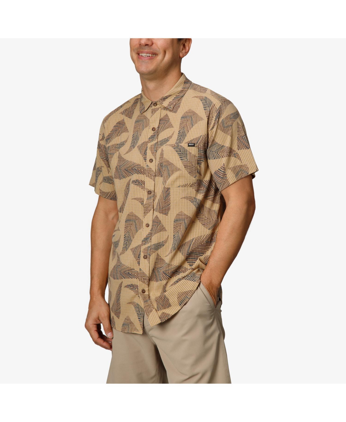 Reef Men's Bersin Short Sleeve Woven Shirt