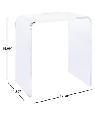 Pryor Acrylic Side Table