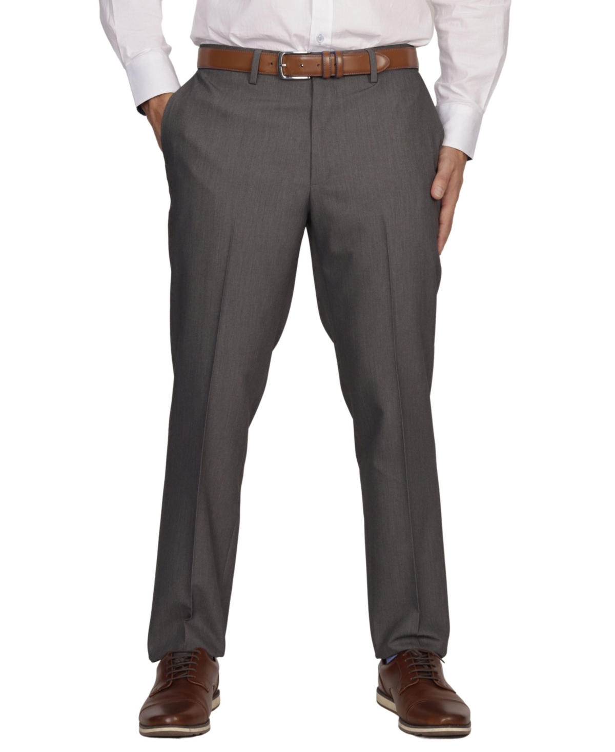 TAILORBYRD FLAT FRONT DRESS PANT