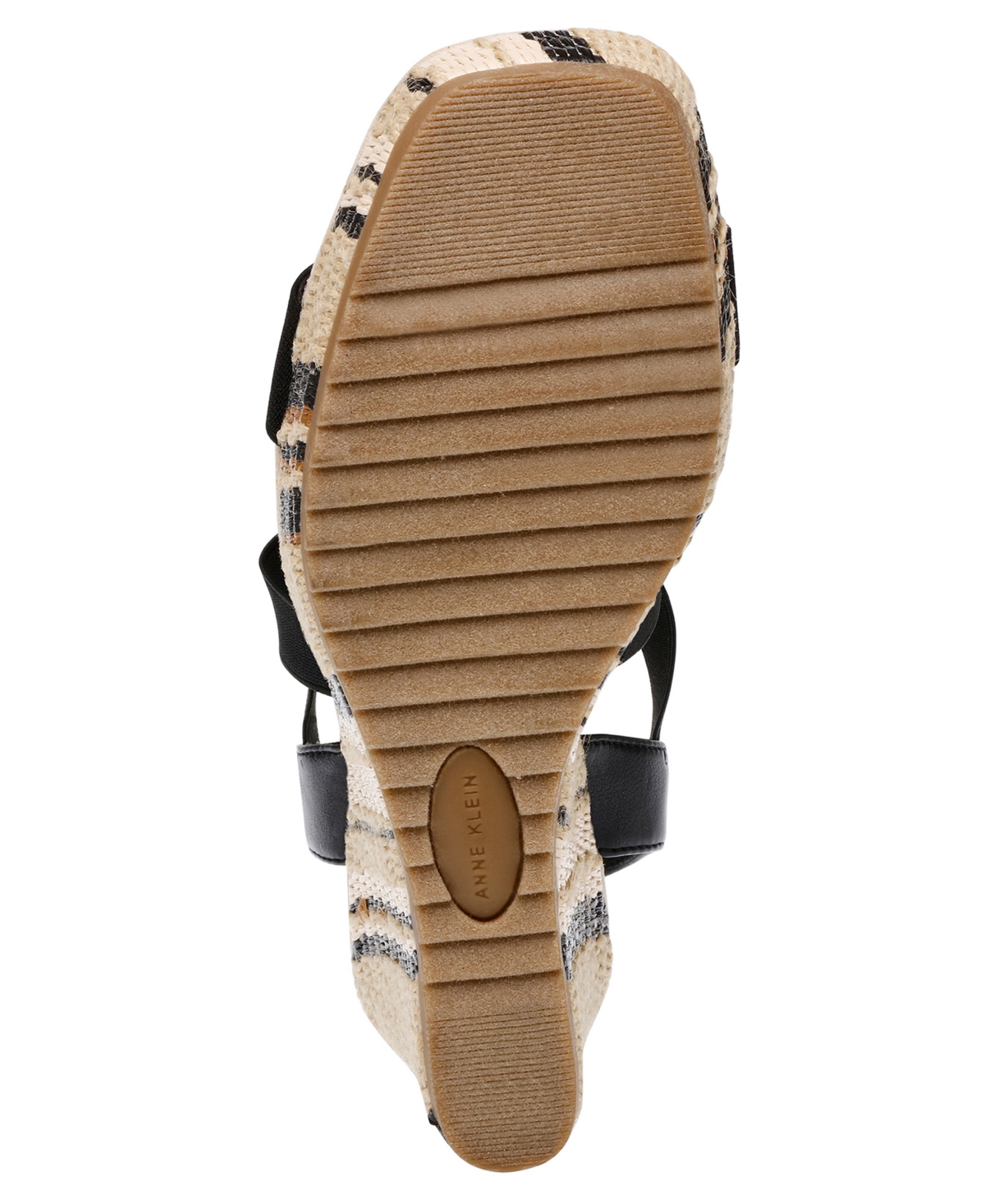 Anne Klein Women's Wendi Elastic Strap Wedge Sandals