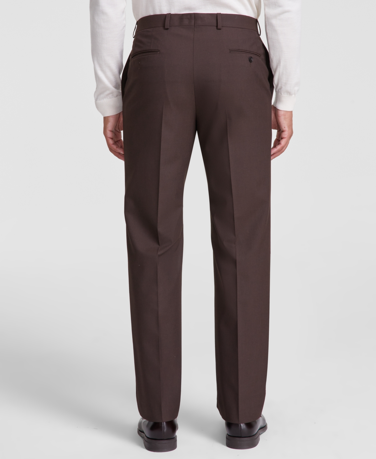 Michael Kors Men's Classic Fit Fall Pattern Pants In Tobacco