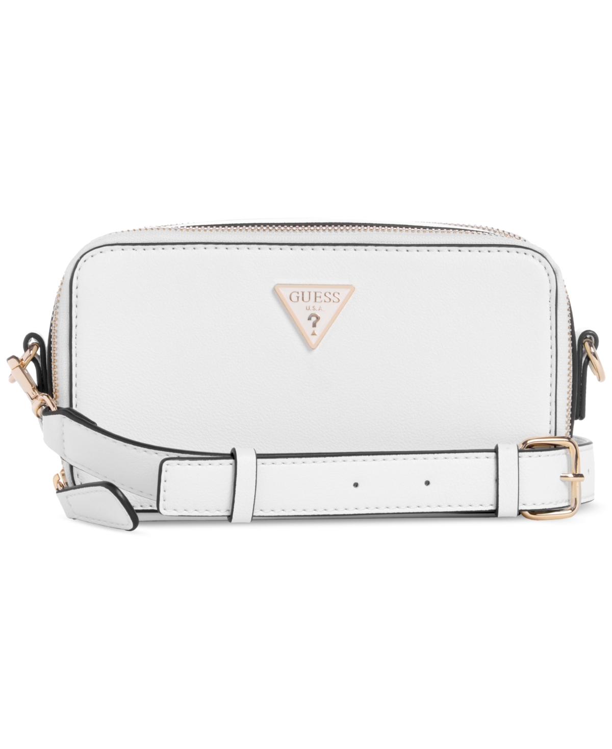 Guess Clai Camera Crossbody, Created For Macy's In White