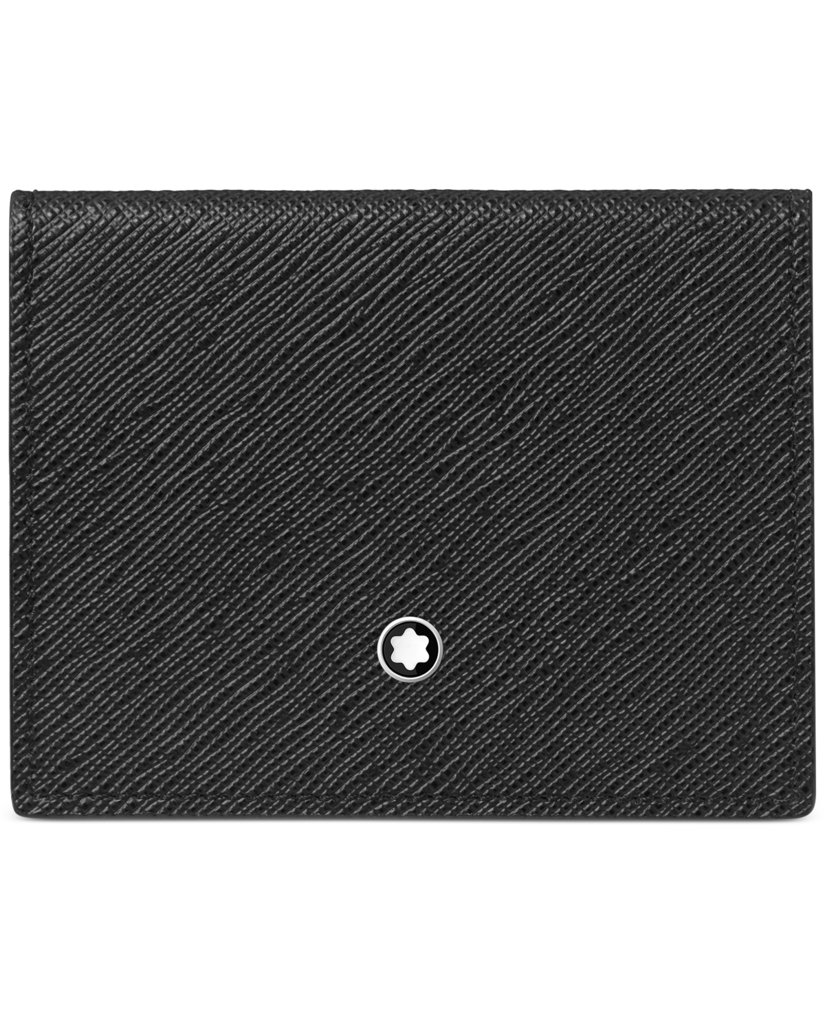 Montblanc Sartorial Leather Card Holder In Black