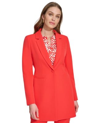 DKNY - Women's Stretch Twill Long-Sleeve Blazer